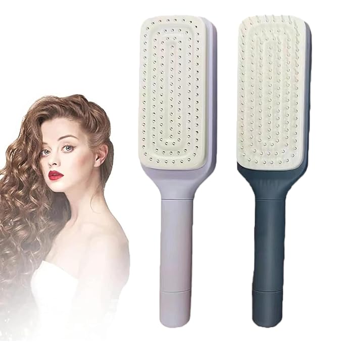 GlowBrush 3 en 1 – Cepillo 3D que Masajea, Peina y Limpia