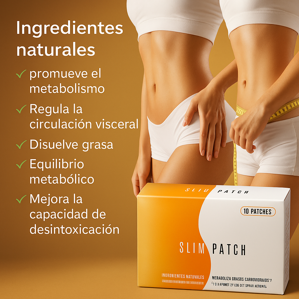 SLIM PATCH (30 Parches) – Pierde peso sin dietas, ni esfuerzo